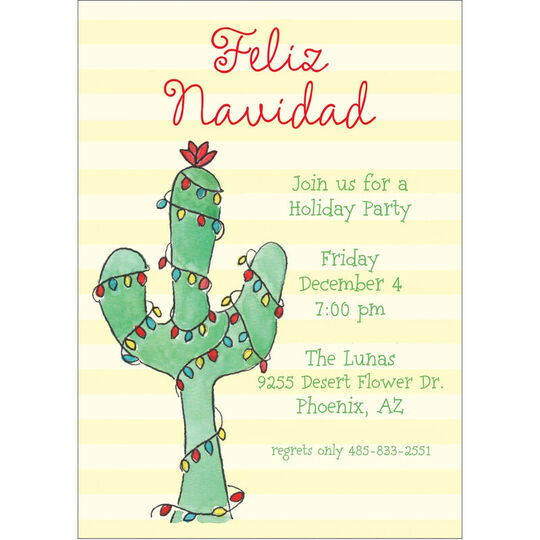 Feliz Navidad Invitations